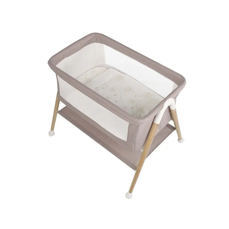 Кроватка Jane Co-sleeper Woods Бежевая