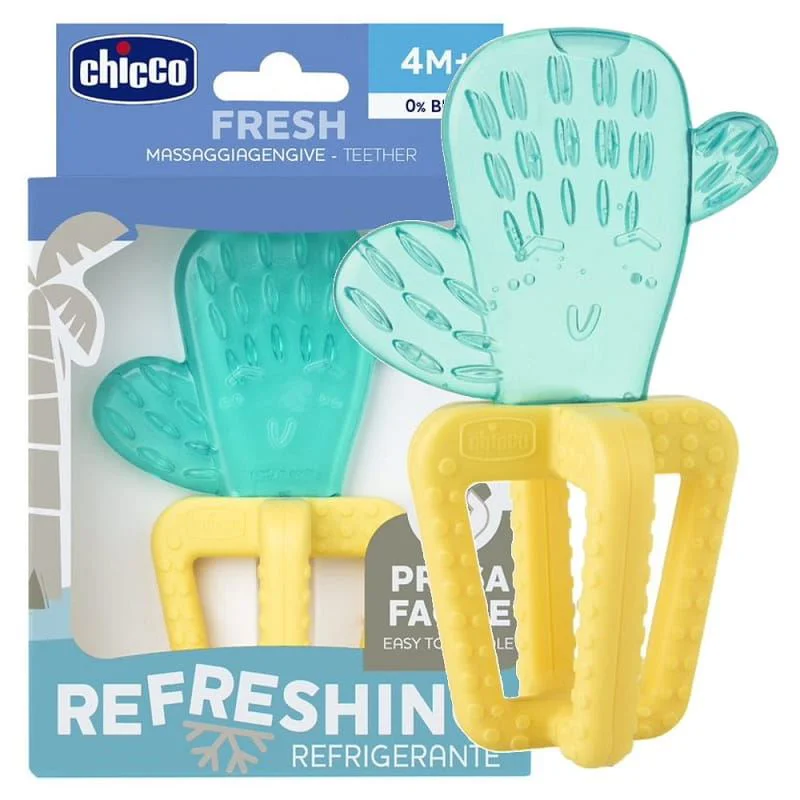 Охлаждающее десневое кольцо Chicco Кактус (4+ мес.)