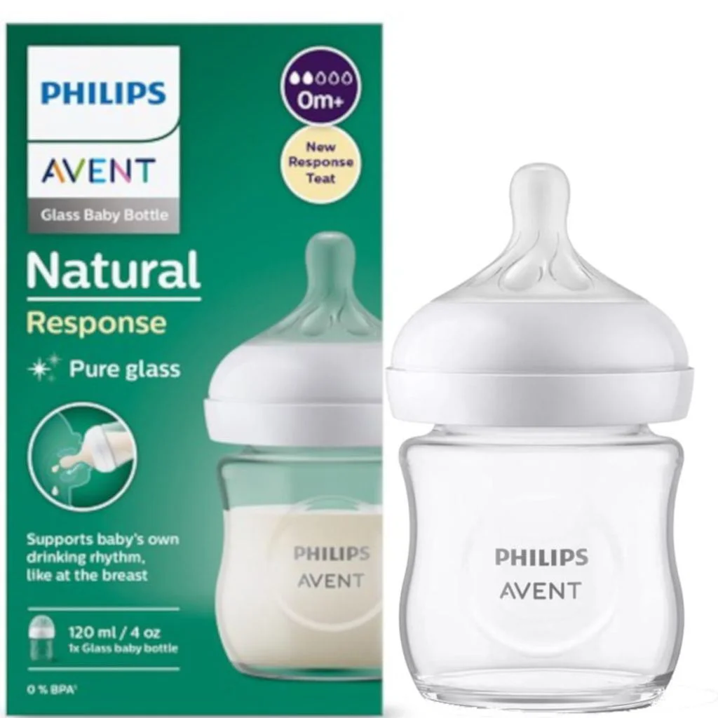 image for Biberon din sticla Philips Avent Natural Response, 120 ml foto