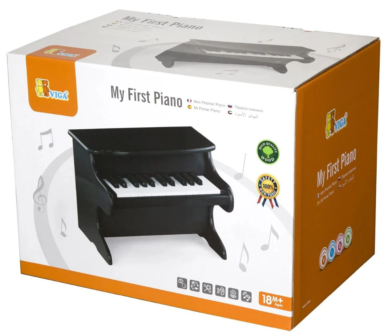 image for Деревянная игрушка Viga Toys Мой первый пианино foto