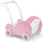 Jucarie din lemn 2 in 1 Viga Toys Premergator si carucior pentru papusi