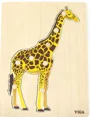 Puzzle din lemn Viga Toys Montessori Girafa foto