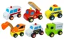 Set de jucarie din lemn Viga Toys Masinute, 6 buc. foto