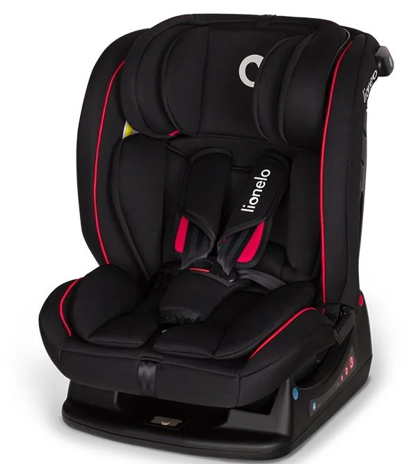 Scaun auto Lionelo Aart Negru/Rosu foto