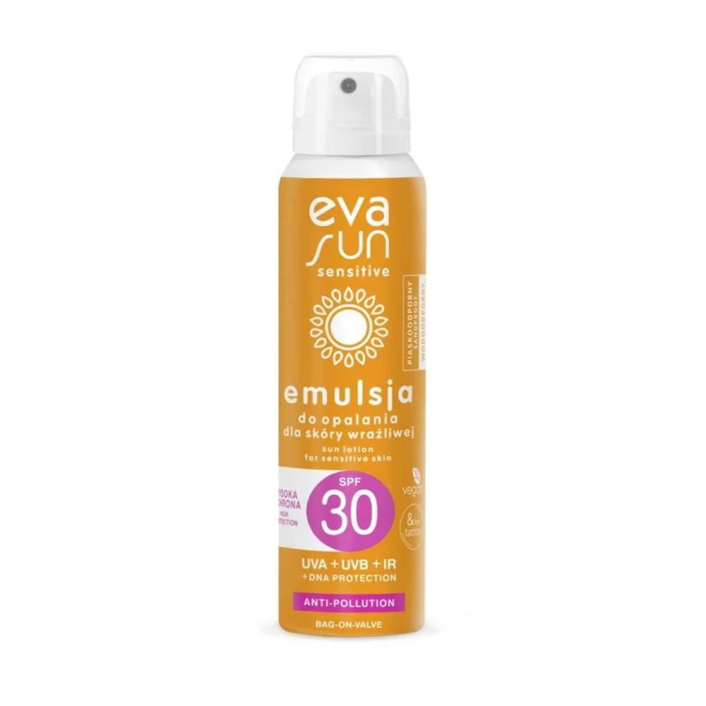 Emulsie pentru bronz Eva Sun Sensitive Spf 30, 120 ml foto