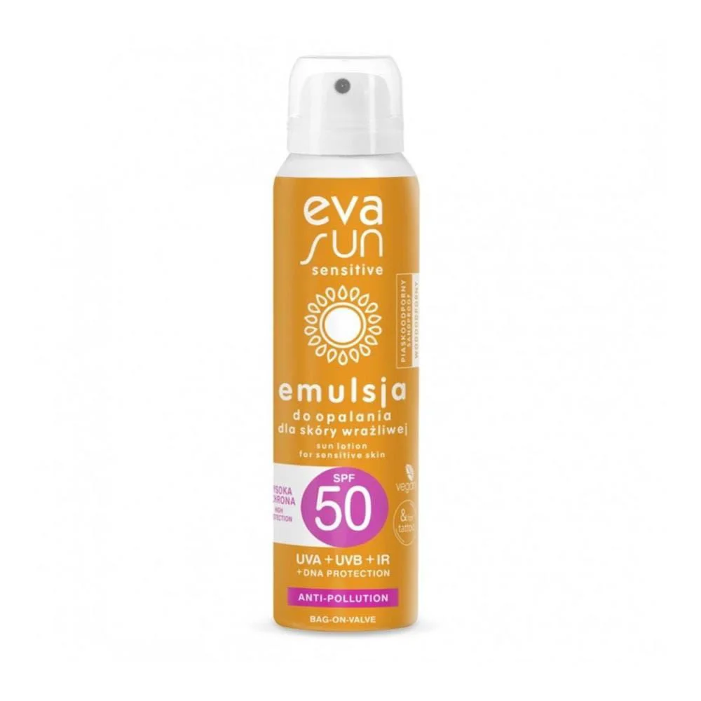 Emulsie pentru bronz Eva Sun Sensitive Spf 50, 120 ml foto