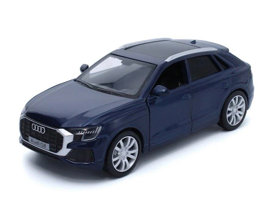 Macheta auto Tayumo Audi Q8 Albastru, 1:36 foto
