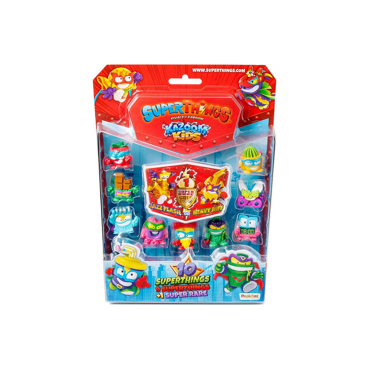 Игровой набор из 10 фигурок SuperThings Kazoom Kids S1