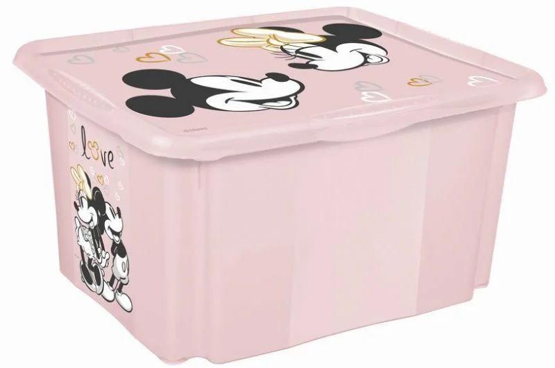 Cutie depozitare jucarii Keeeper Minnie Mouse Pink 30 L