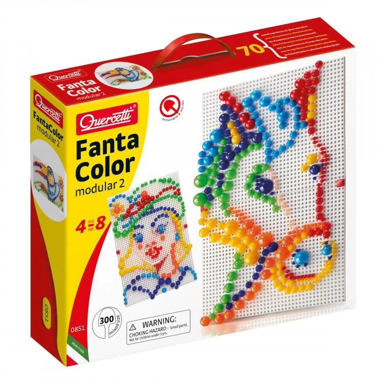 Мозаика Quercetti Fantacolor modular 2, 300 эл.