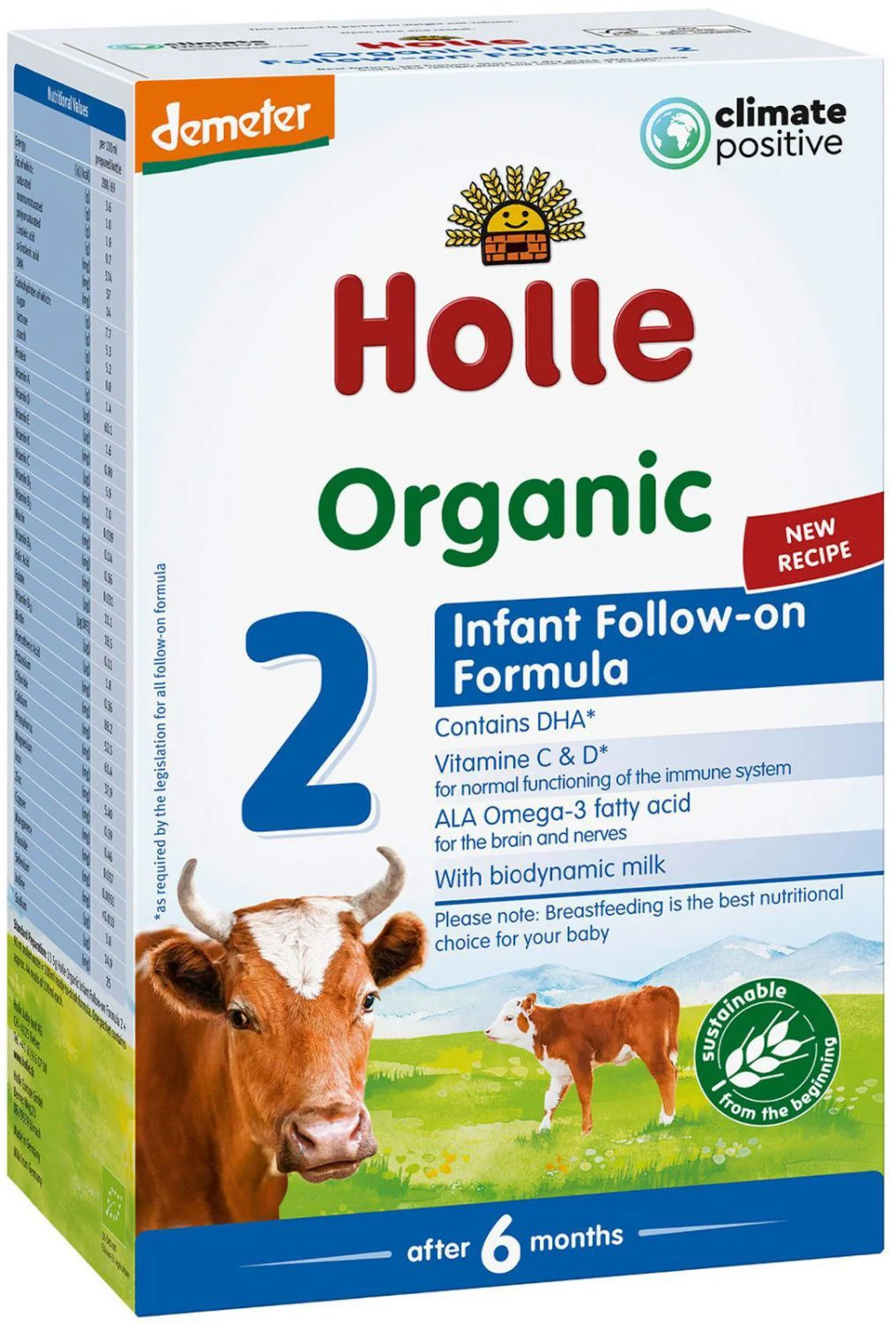 image for Formula de lapte Holle Organic 2 (6+ luni), 600 g foto
