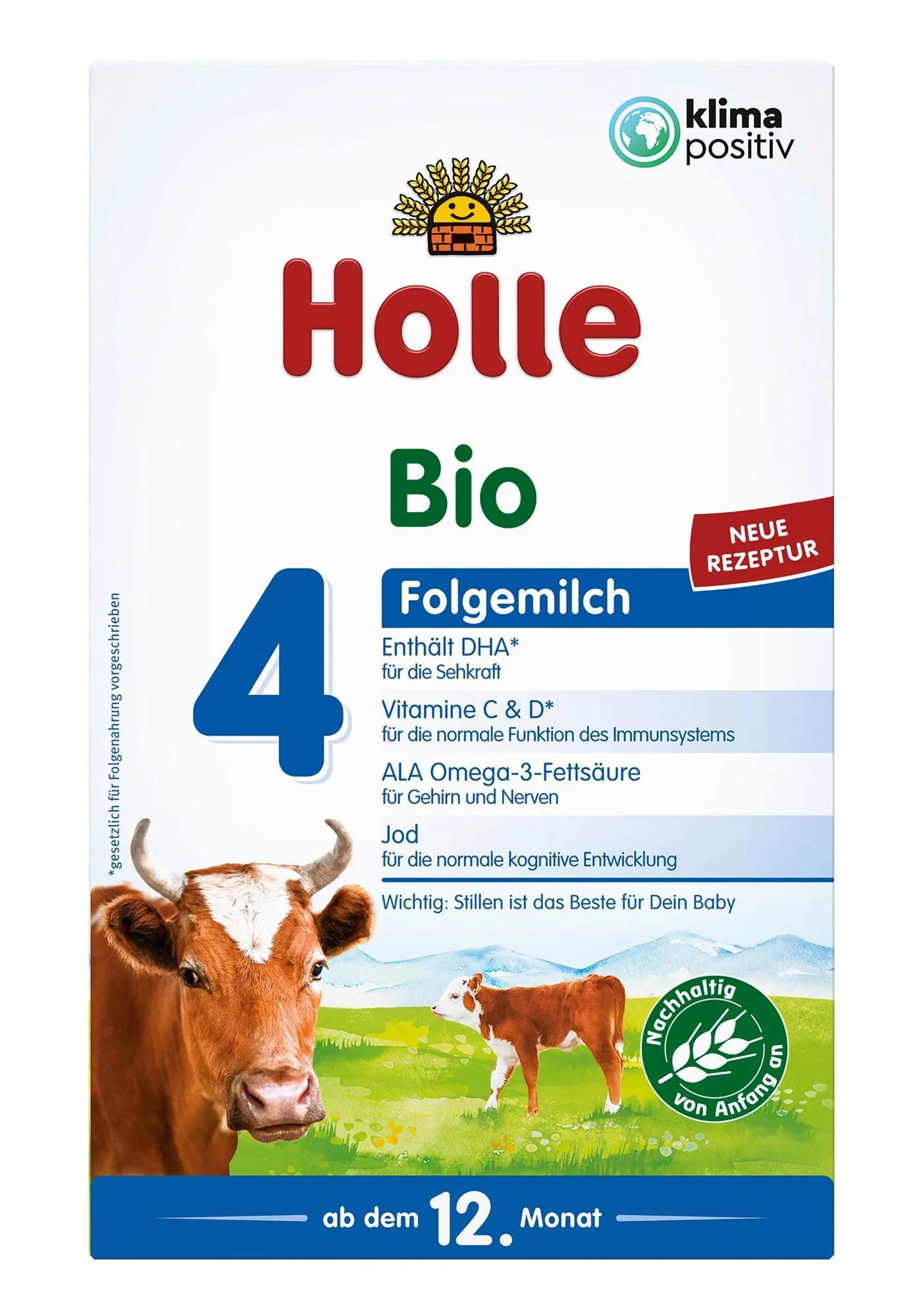 Formula de lapte Holle Organic 4 (12+ luni), 600 g