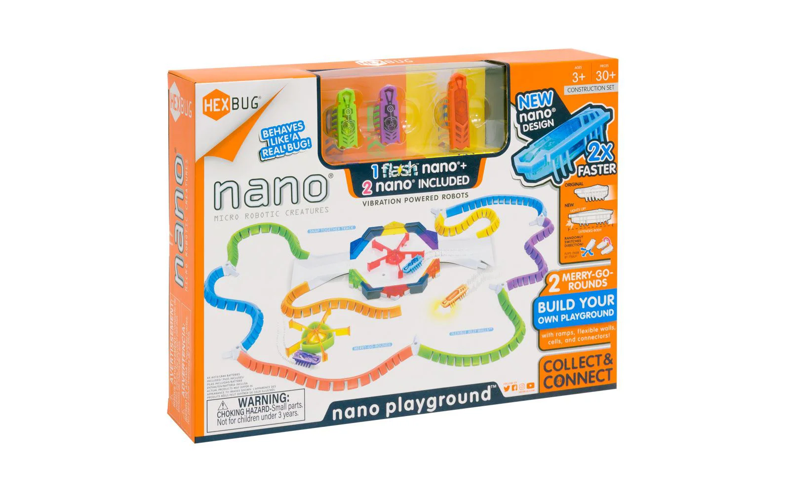 Set de joaca Hexbug Nano cu segmente de traseu si insecte