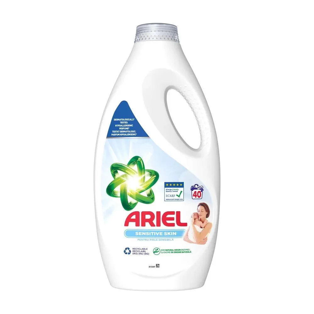 Detergent lichid Ariel Sensitive Skin, 40 spalari