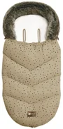Husa de iarna pentru carucior KikkaBoo Luxury Dots Beige