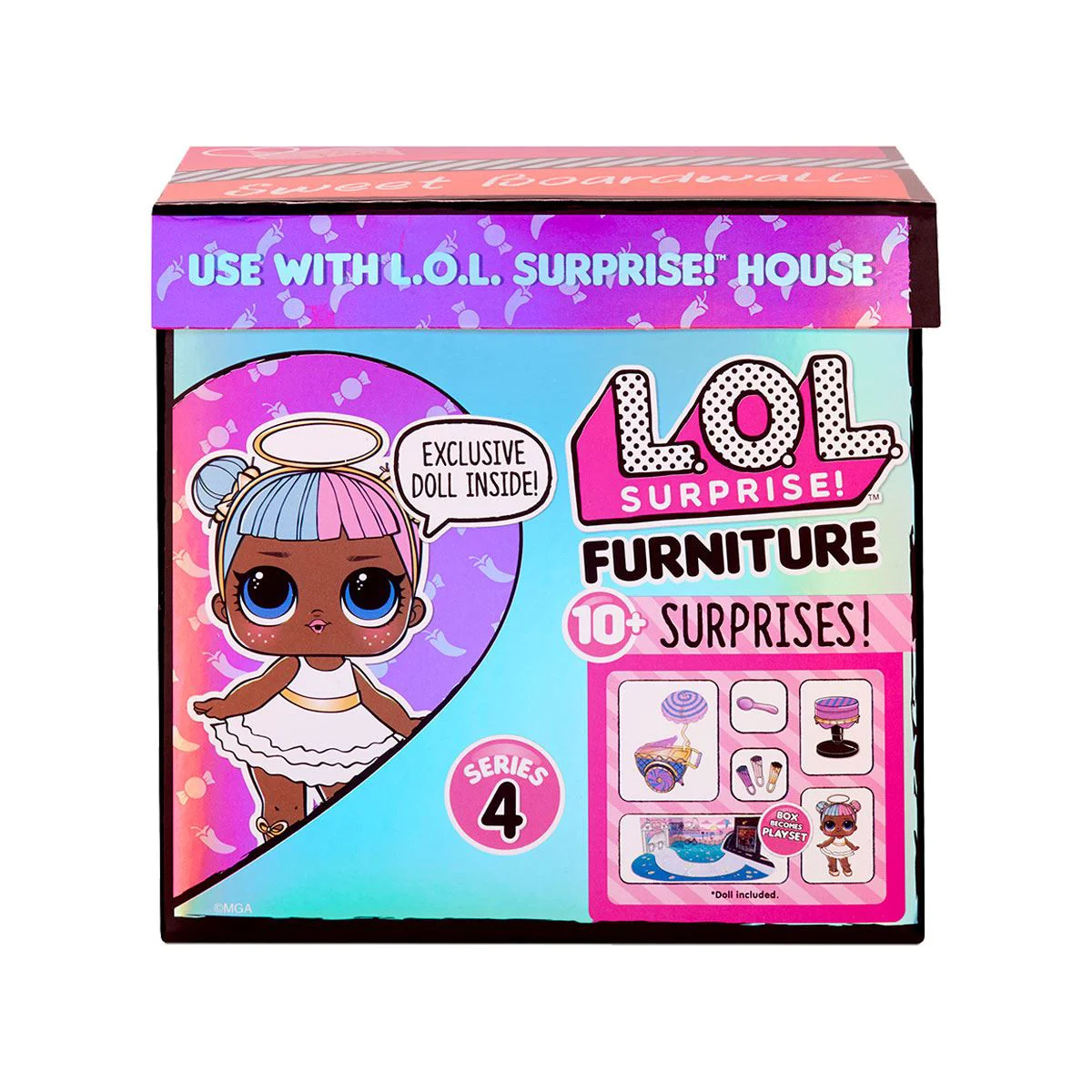 Set mobila LOL Surprise Furniture Series 4 Sweet Boardwalk & Sugar Doll foto