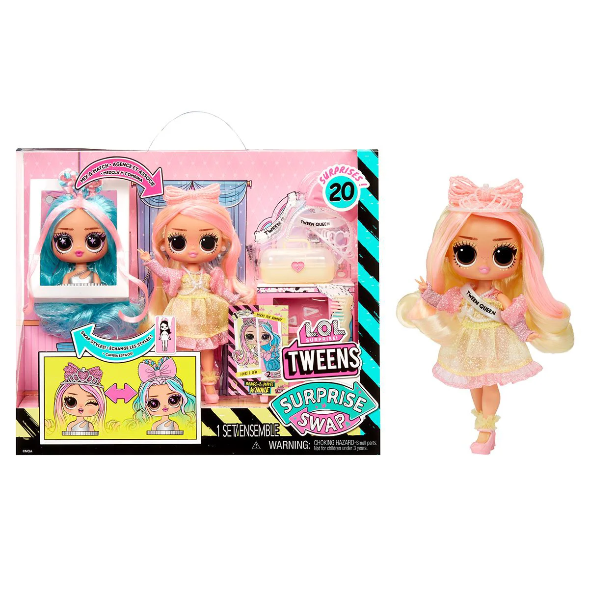 Papusa L.O.L. Surprise! Tweens seria Surprise Swap - Waves Winnie foto