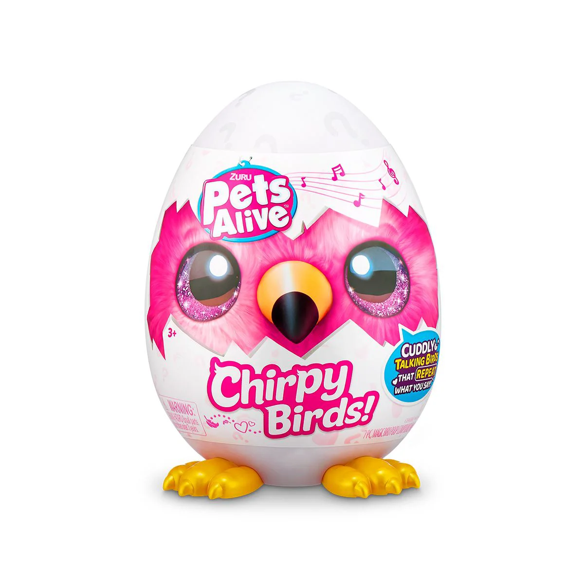 Jucarie de plus surpriza Pasari Vesele Pets Alive Chirpy Birds foto