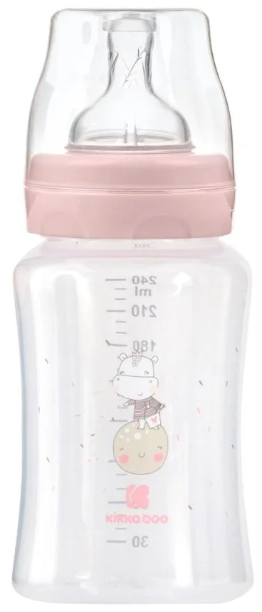 Бутылочка KikkaBoo Hippo Dreams Pink, 240 мл