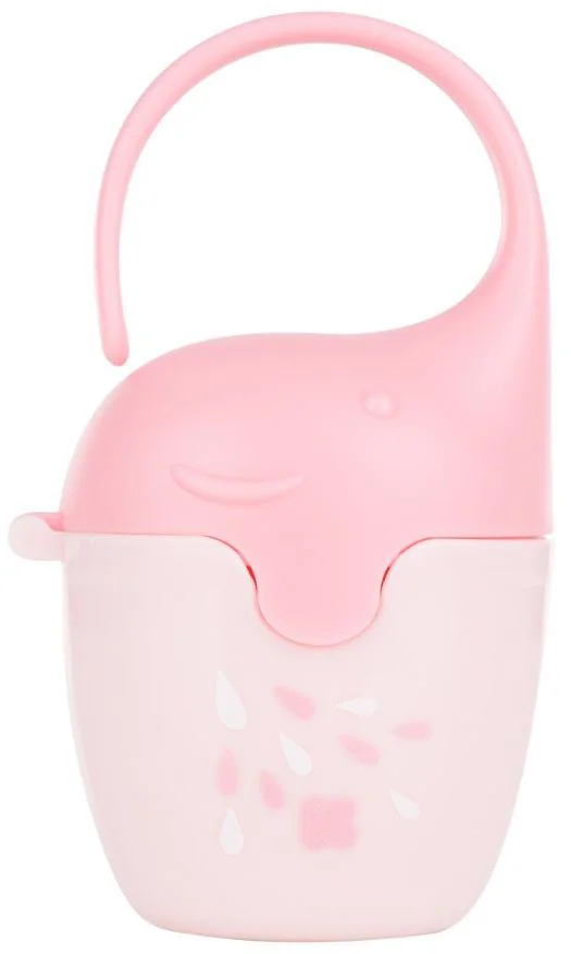 Cutie pentru suzeta KikkaBoo Elephant Pink