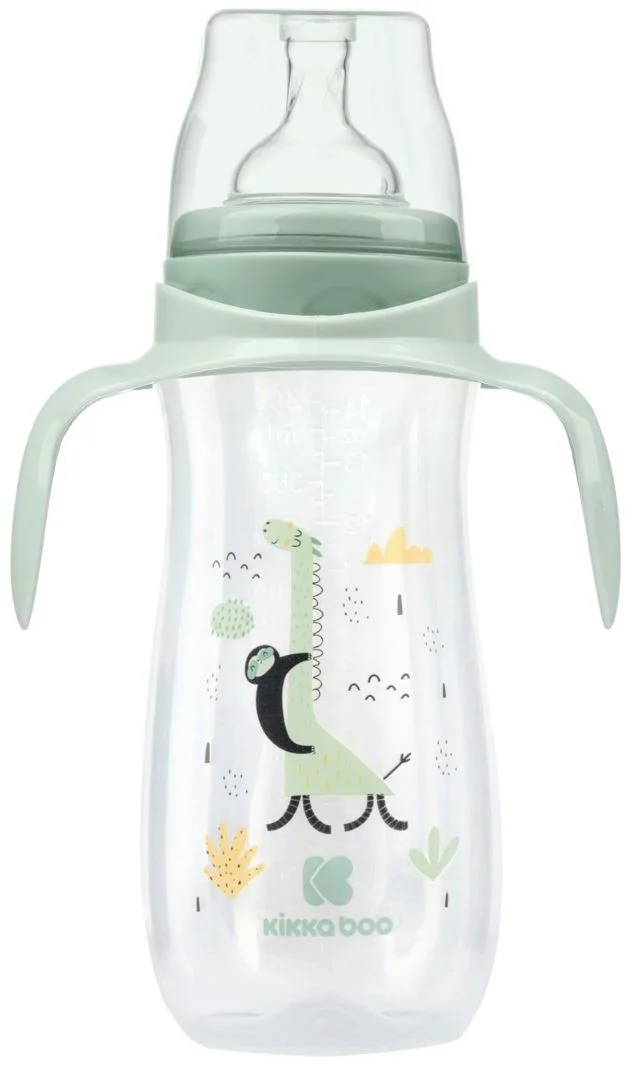 Бутылочка с ручками KikkaBoo Jingle Jungle Mint, 400 мл