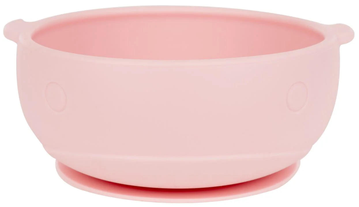 image for Силиконовая миска на присоске KikkaBoo Whale Pink foto