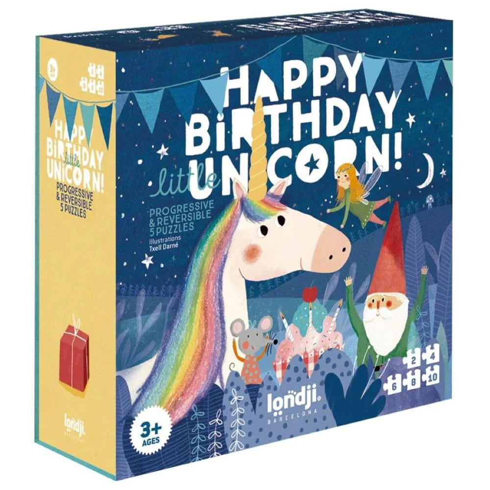 Puzzle Londji - Happy Birthday Unicorn!