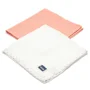 Set 2 paturele de muselina La Millou Biscuit Collection Papaya & Off White foto