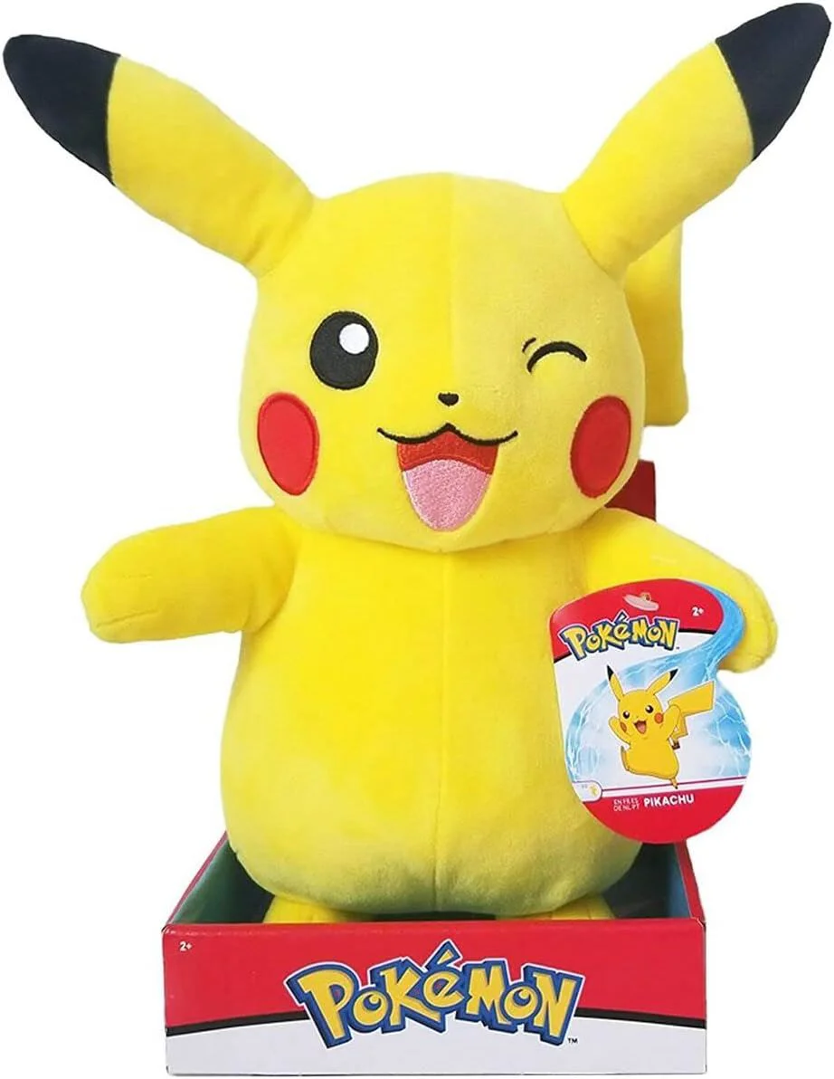 Jucarie de plus Pokemon Pikachu, 30 cm foto
