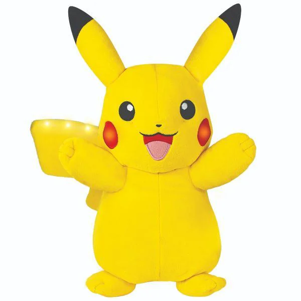Jucarie de plus Pokemon Pikachu cu functii, 20 cm foto