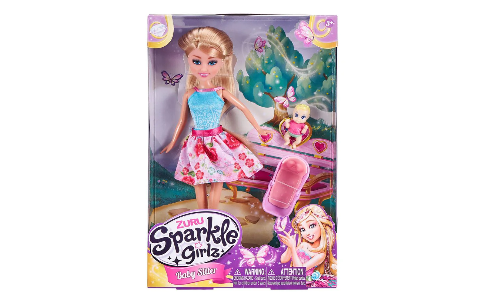 Кукла Sparkle Girlz с малышом, 27 см