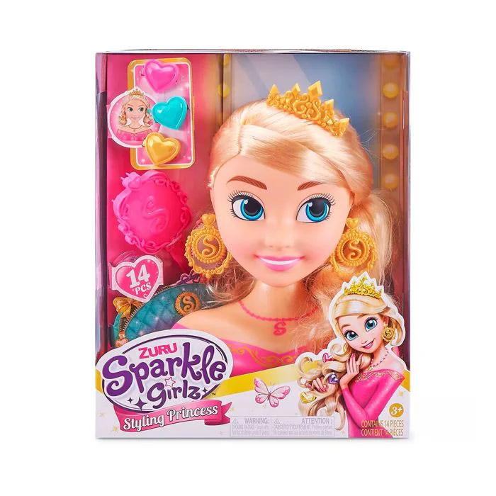 Голова куклы Sparkle Girlz с аксессуарами