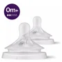 Tetina din silicon Philips Avent Natural Response (0+ luni), 2 buc.