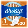 Absorbante Always Ultra Normal Duo Marimea 1, 20 buc.