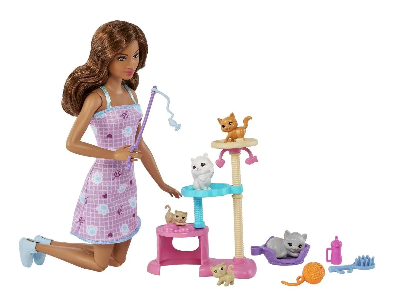 Papusa Barbie Jocul cu pisicul foto