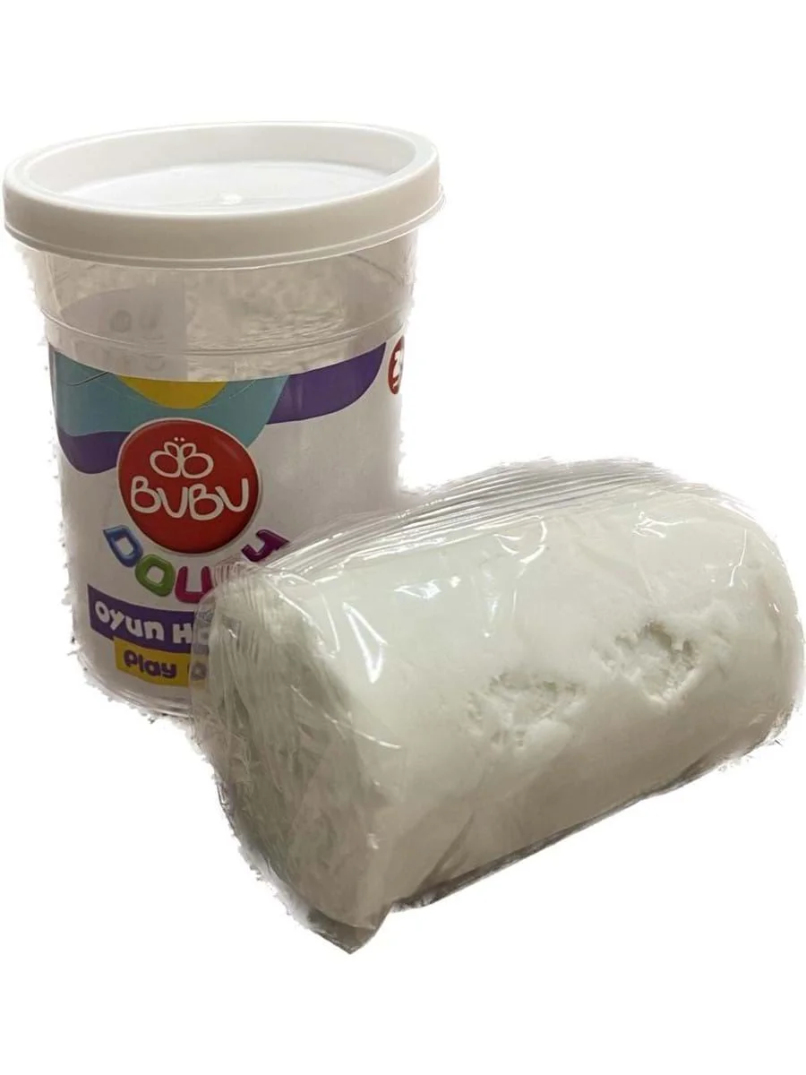 Пластилин Bubu Play Dough Белый, 125 г