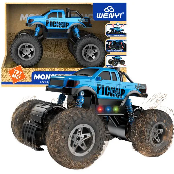 image for Masina cu inertie Wenyi Monster Truck, 1:12 foto