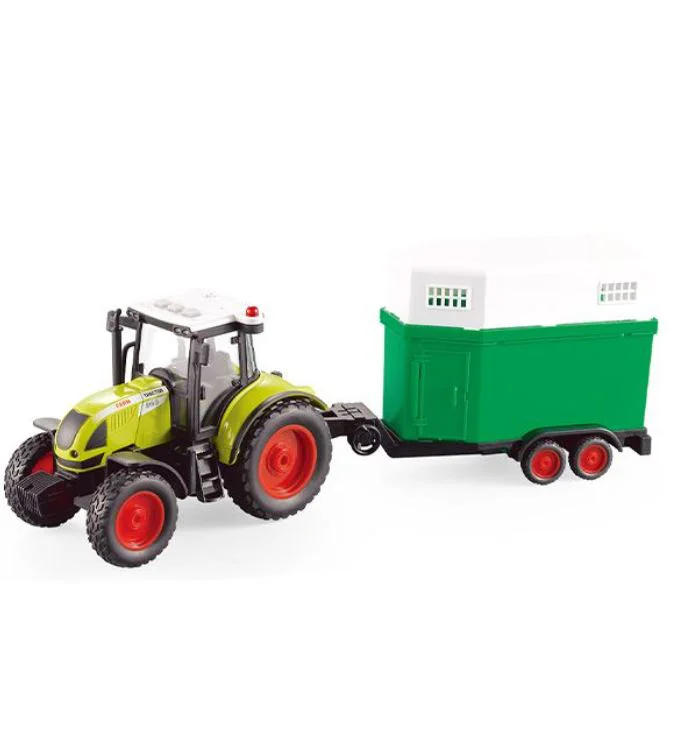 Masina cu inertie Wenyi Tractor de ferma, 1:16 foto