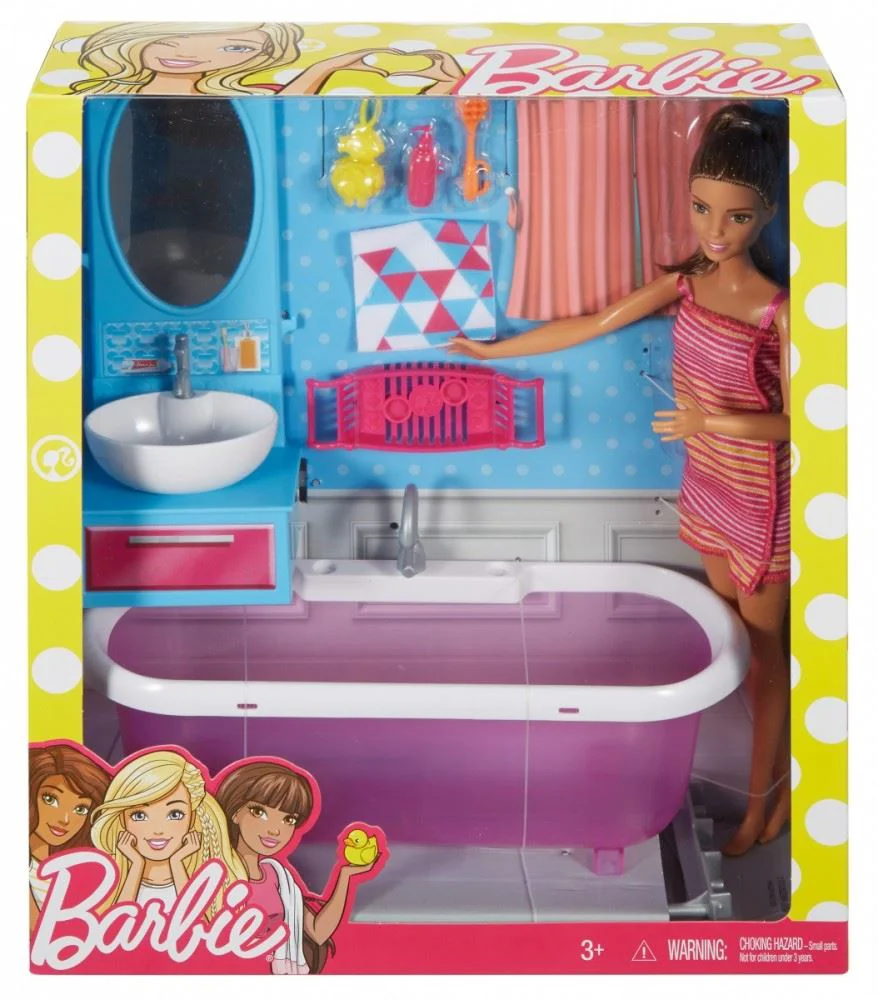 Papusa Barbie cu mobila foto