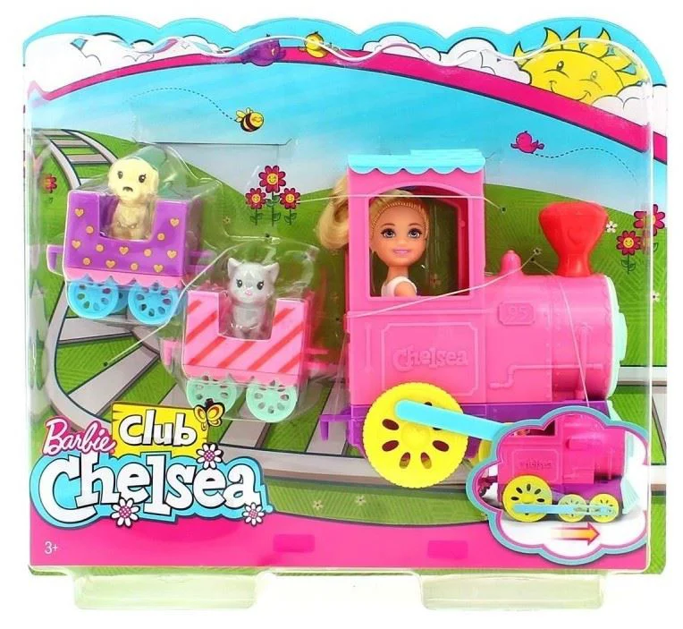 Papusa Barbie cu trenul Choo-Choo foto