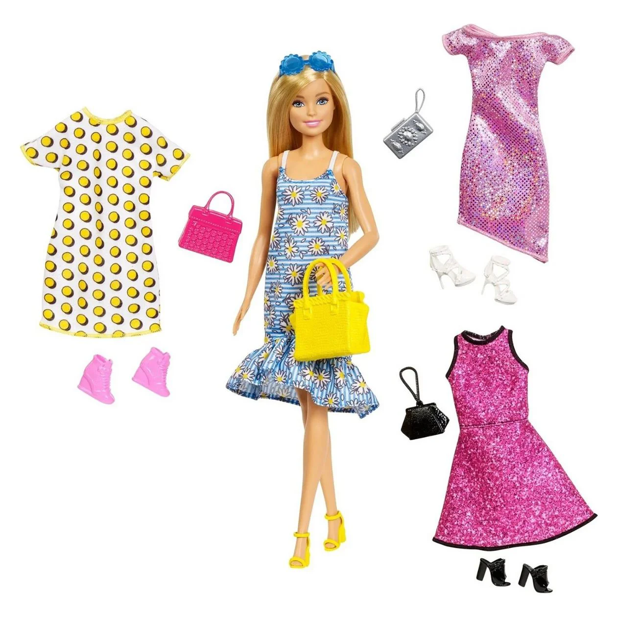 Papusa Barbie Mereu la moda cu accesorii