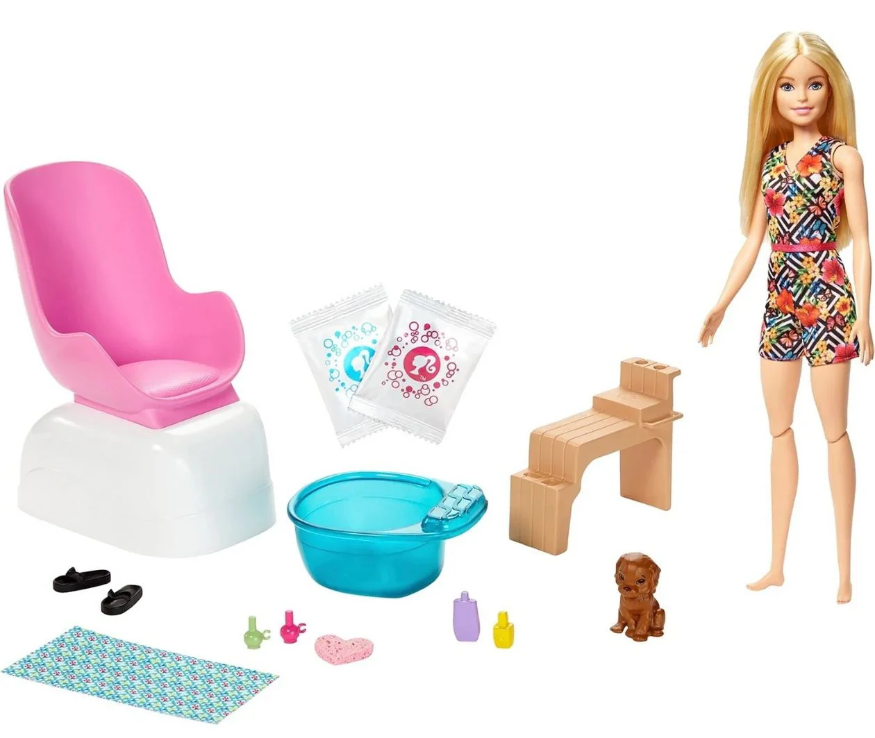 Papusa Barbie Salon de pedichiura foto