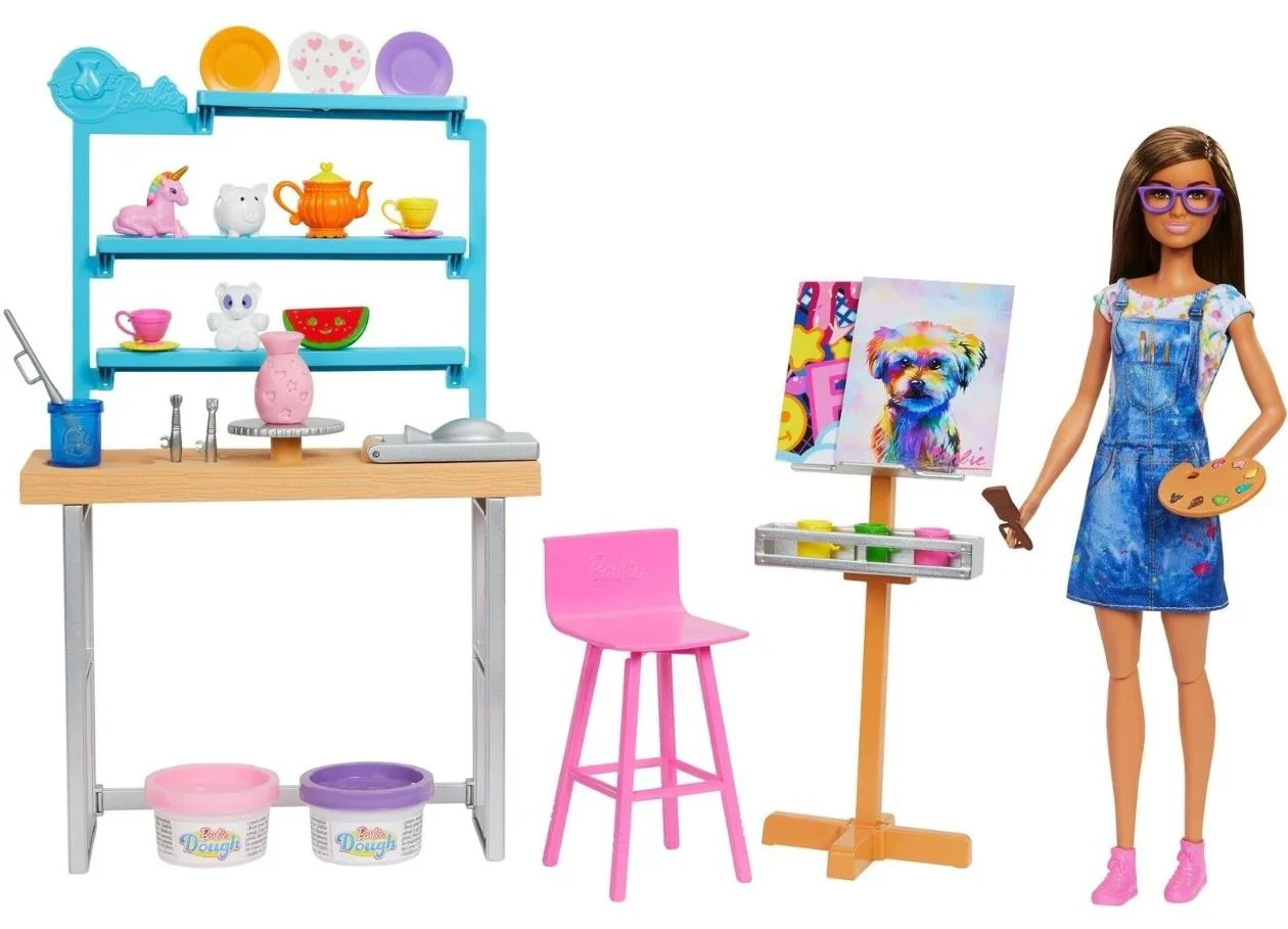 Papusa Barbie Studio de relaxare si creatie
