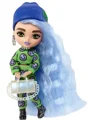 Papusa Barbie Mini Icy cu par albastru