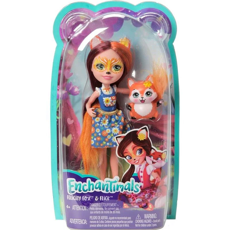 Papusa Enchantimals Vulpea Felicity
