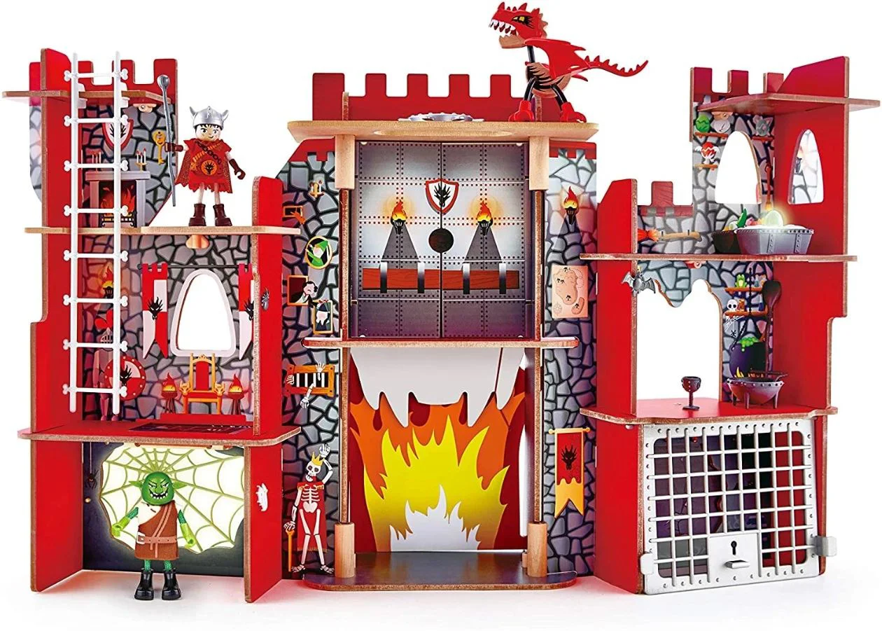 Jucarie din lemn Hape Castelul vikingilor foto