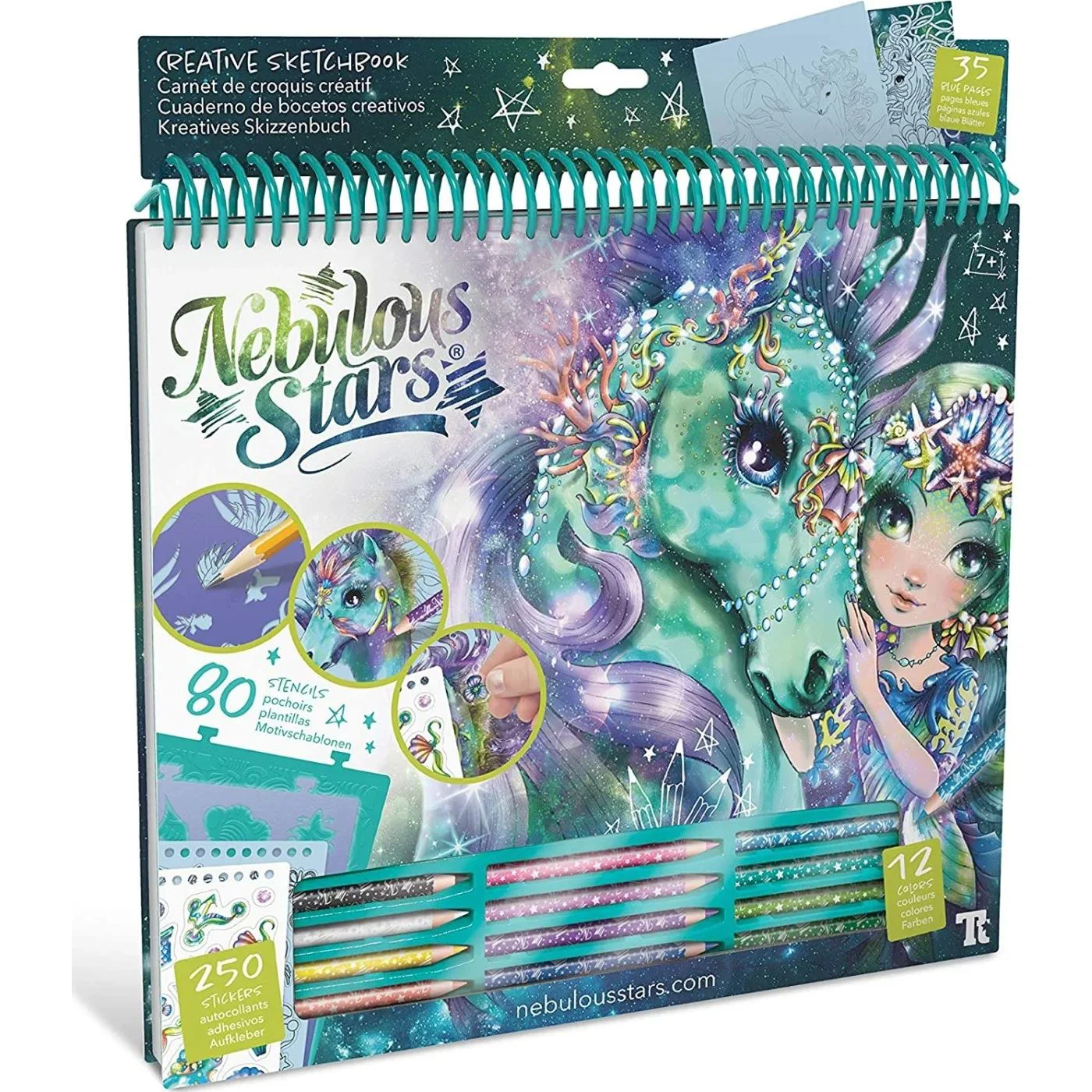 Creative Sketchbook Nebulous Stars Fantasy Horses - Water foto
