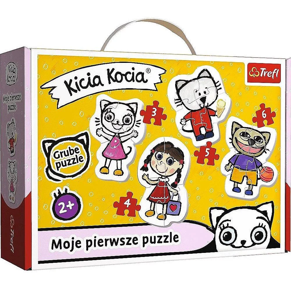 Puzzle Trefl Baby Classic - Happy Kitty kit
