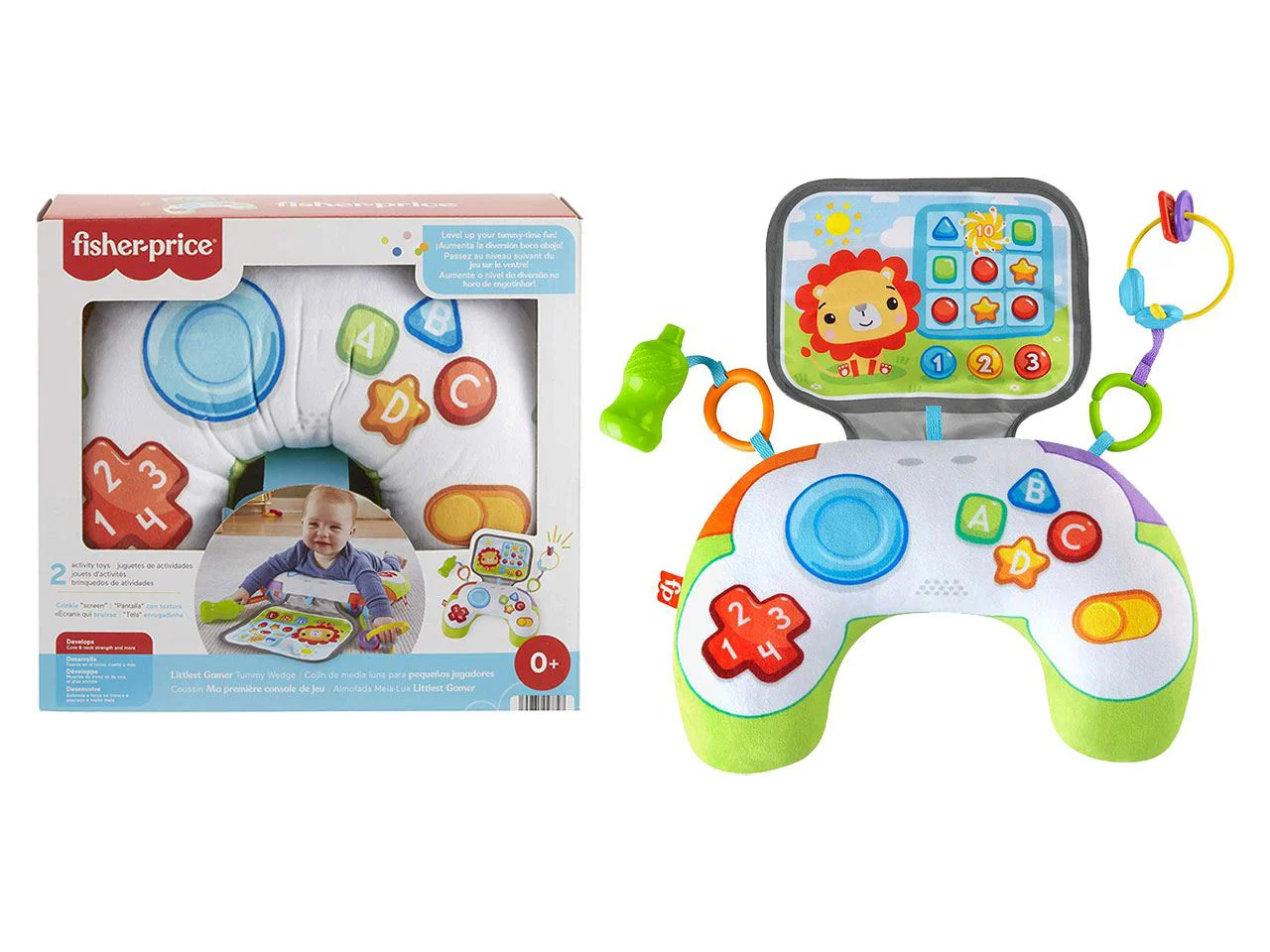 Подушка для игры на животике Fisher-Price Веселый джойстик