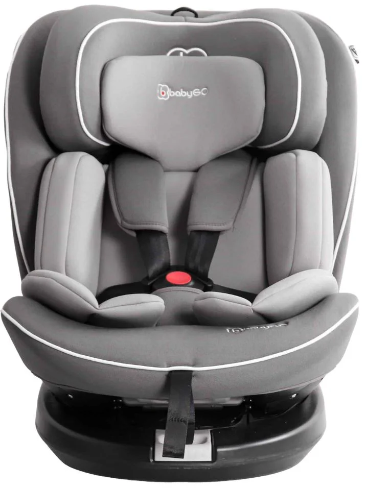 Scaun auto rotativ cu isofix BabyGo Nova 2 Gray, 40-150 cm, certificat R129